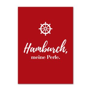 Postkarte Hamburch meine Perle (DIN A6)