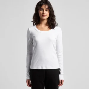 AS Colour Women’s Organic Rib L/S Tee 4075